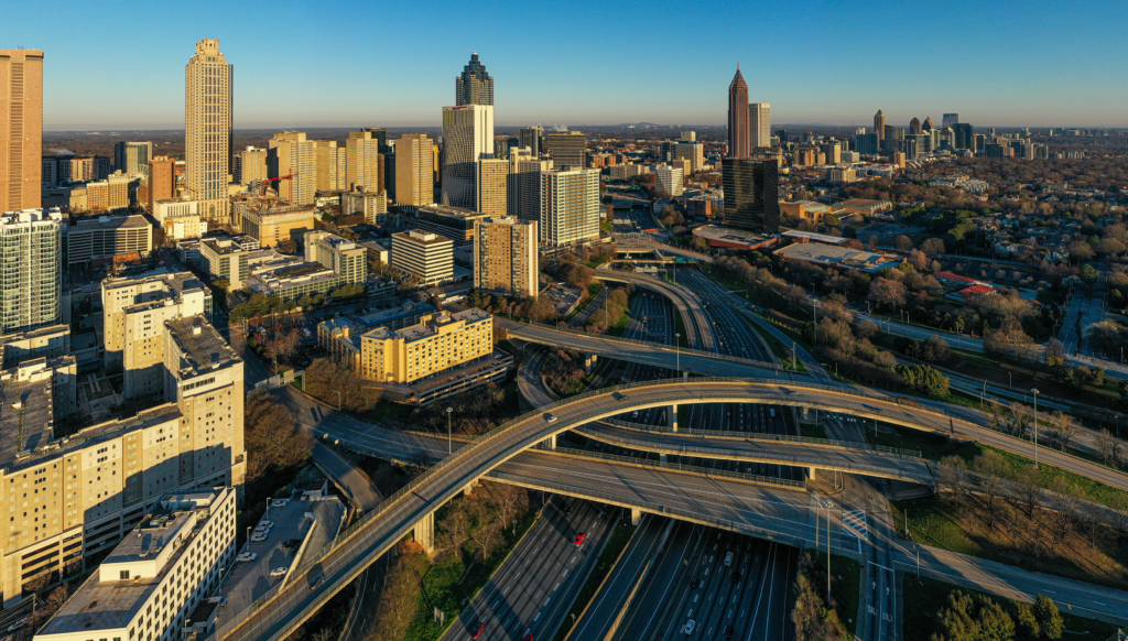 A View of Atlanta where the Atlanta Marathon is being held