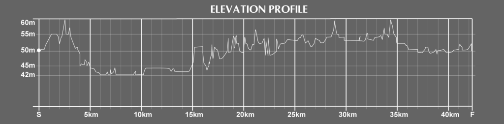 elevation of the florence marathon