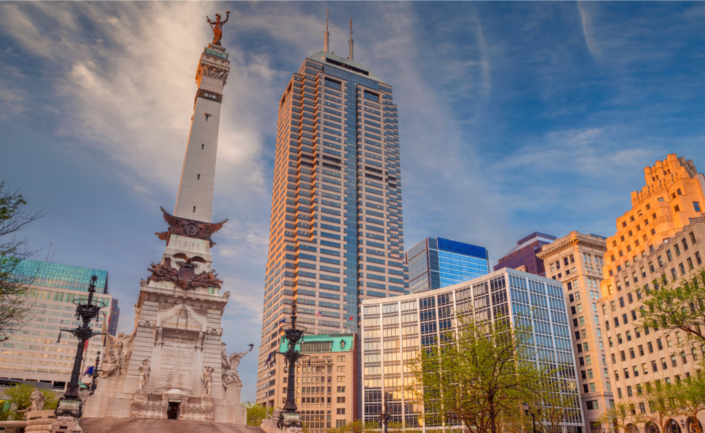 Landscape of the Indianapolis Monumental Marathon