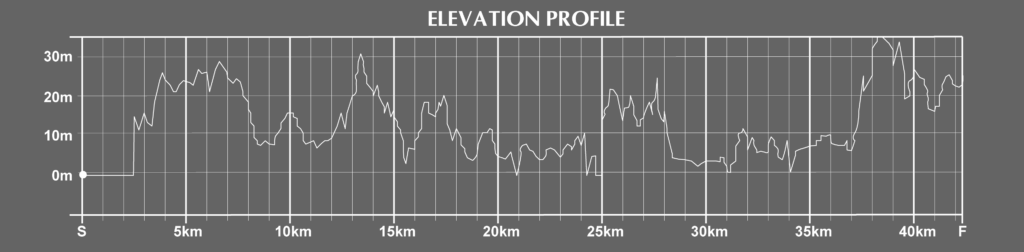 elevation of the porto marathon