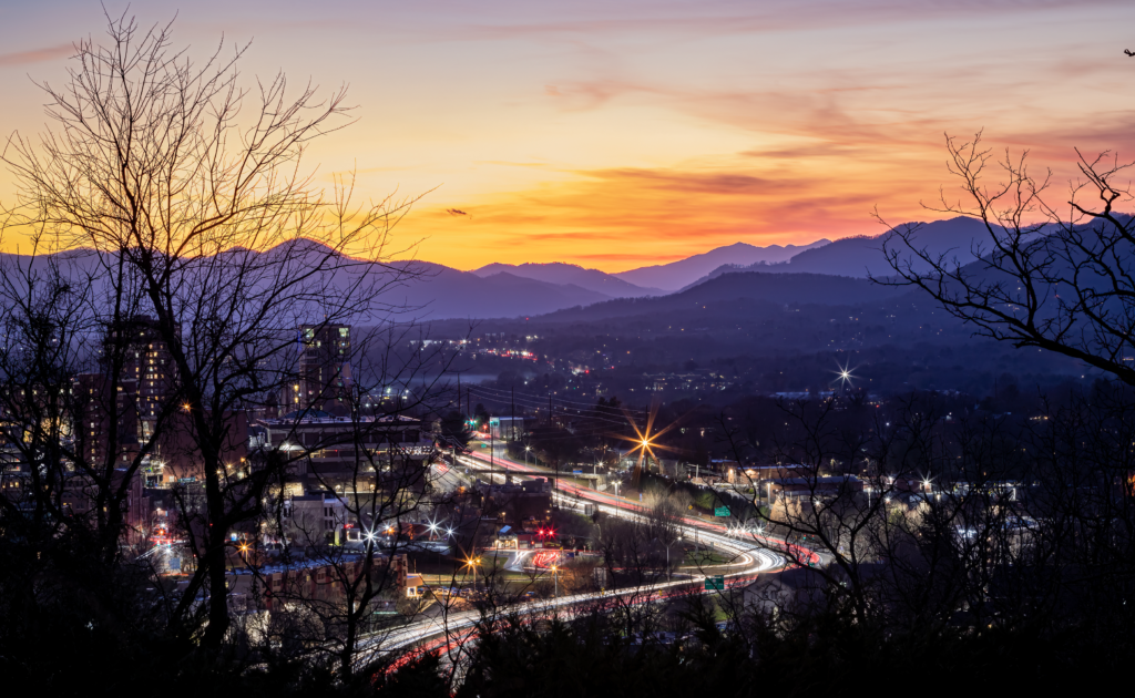 Landscape of the Asheville Marathon 