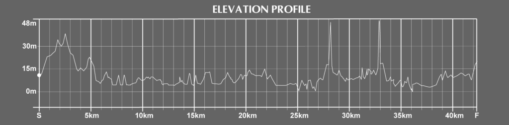 elevation of the Angeles Marathon,