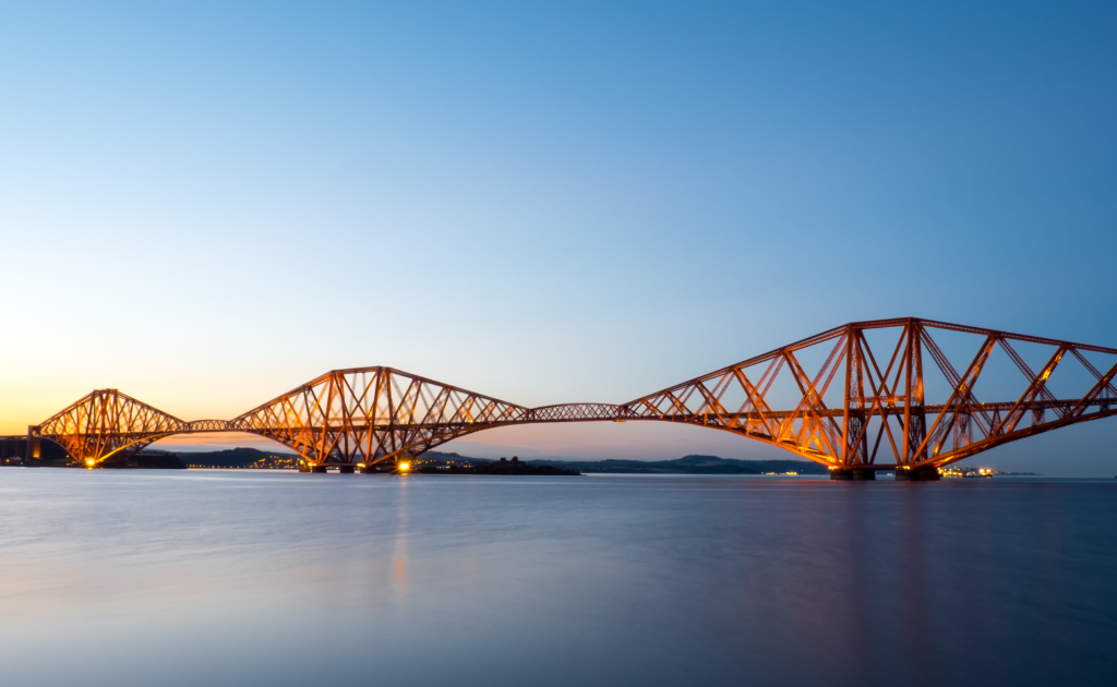 Landscape of the Edinburgh Marathon