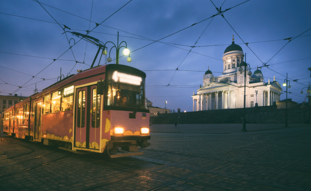 Landscape of the Helsinki City Marathon