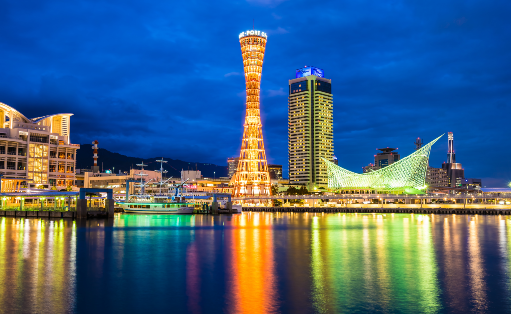 Landscape of the kobe Marathon