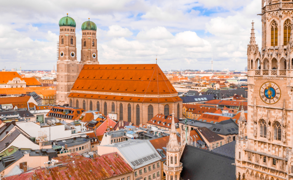 Landscape of the Munchen Marathon