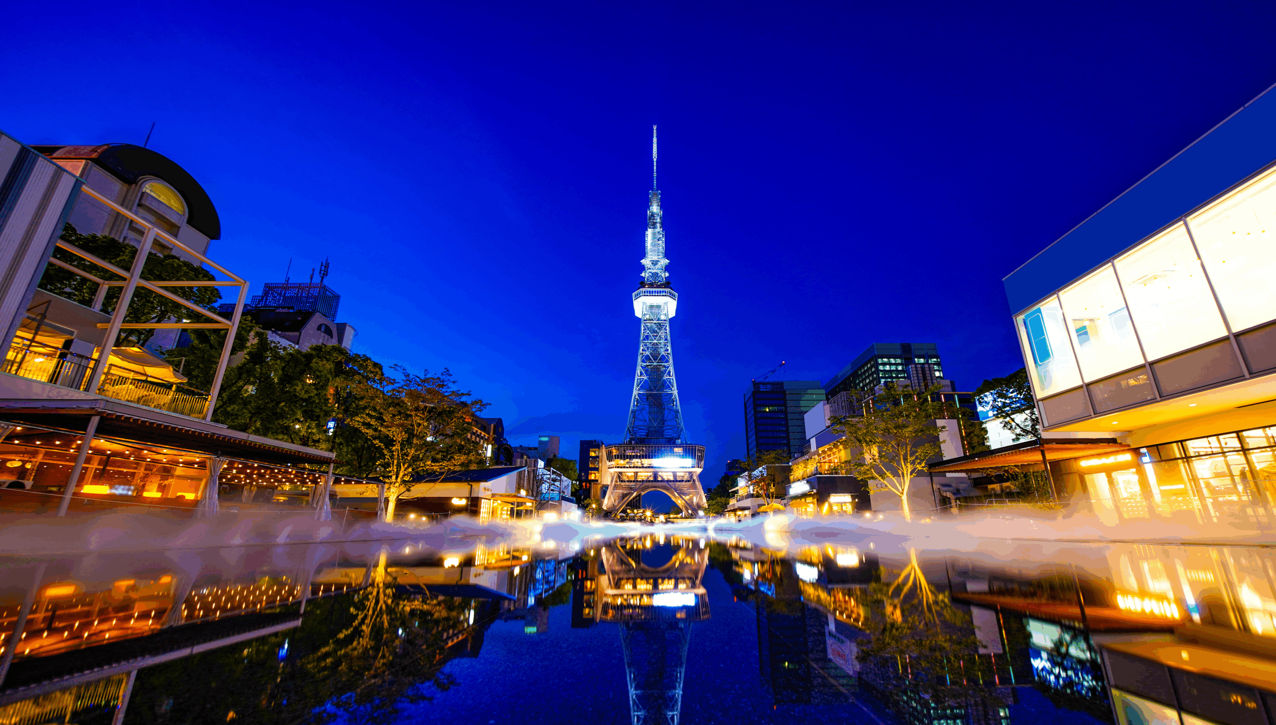 名古屋ウィメンズマラソンが行われる名古屋の風景